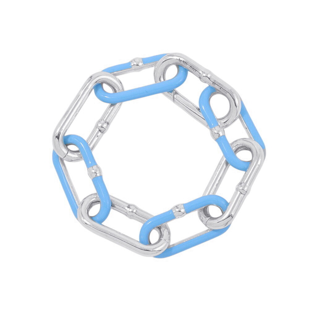 BOTTEGA VENETA Silver Charm Bracelet